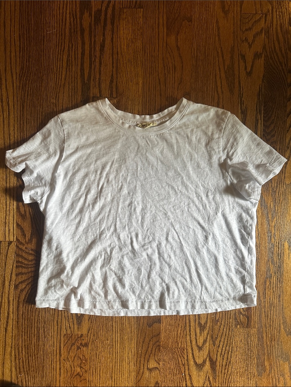 Madewell Cotton Box Crop Top